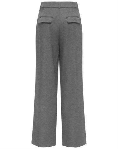 Only - ONLMiles Pleat Wide Bukser - Medium Grey